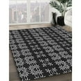 thumbnail image 2 of Ahgly Company Indoor Round Patterned Night Black Area Rugs, 7' Round, 2 of 6