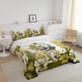 thumbnail image 2 of YST Lion Comforter Set Daisy Flowers Bohemian Decor, Queen, 1 Count, 2 of 5