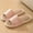 Pink, variant on Hoshose New Couple Home Chinese Wind Linen Slippers Spring and Summer Home Linen Non-slip Wooden Slippers