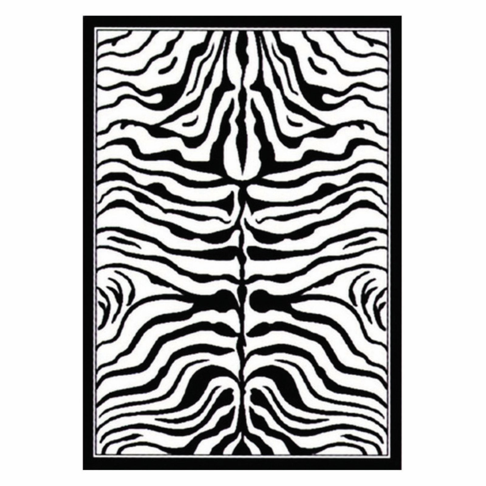 nuLOOM Machine Made Contemporary Zebra Print Area Rug - Walmart.com