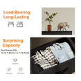 thumbnail image 6 of 6-Drawer Fabric Dresser with Wood Top - Compact Storage Cabinet for Bedroom and Living Room, Black, 6 of 7