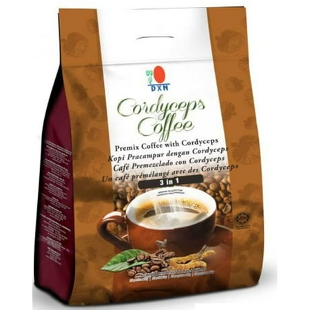 3 Packs Dxn Cordyceps Coffee 3 In 1 Premix 20 Sachets