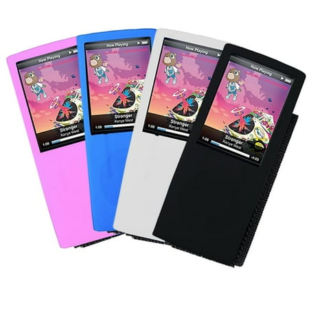 4g Mini Nano Photo Video - iHip Apple iPod Nano 4G Silicone Case (Pack of 2)