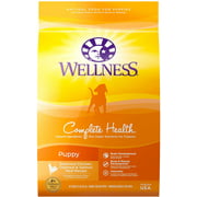 Wellness Complete Health Dry Dog Food, Puppy Food, Natural, Made in USA, No Meat by-Products, Fillers, Artificial Flavors, or Preservatives, Added Vitamins, Minerals, and Taurine