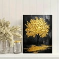 thumbnail image 2 of Golden Tree Decor Painting/Canvas Art， Suitable for Living Room， Bedroom， Office， Hotel， Bar and Gallery Decoration， Modern Home Wall Art, 2 of 8