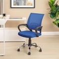 thumbnail image 5 of Ivana Blue Ergonomic Mesh Office Chair – Adjustable Swivel Task Chair, 5 of 11