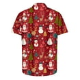thumbnail image 4 of Elvqul Fashion Shirts for Men Button up Y2K Christmas Trendy Mens Shirts, 4 of 5