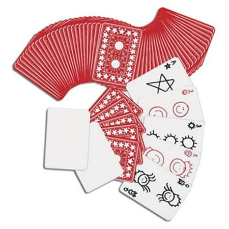 Roylco Blank Standard Playing Card, 2-1/2 L x 3-1/2 W in, Pack of 24