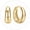 Gold, variant on Solid 925 Sterling Silver Chunky Hoop Earrings for Women Hypoallergenic Thick Huggie Earring Wide Hoops Everyday Hoop Earrings