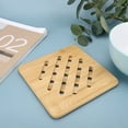 thumbnail image 2 of 4 Pcs Tapis de Tasse, sous-Verres, sous-Verres de Bar pour Table Cuisine Forme Carrée, 2 of 8