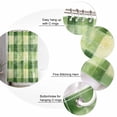 thumbnail image 7 of Shower Curtains Green Yellow Plaid Bath Curtain Spring Pastoral Waterproof Bathroom Shower Curtain Set with Hooks Decoration 72 x 84 Inches, 7 of 7