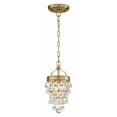 thumbnail image 5 of 131-VG Crystorama Lighting Calypso - 1 Light Pendant in Traditional and Contemporary Style - 7.25 Inches Wide by 13.75 Inches High-Vibrant Gold Finish, 5 of 8