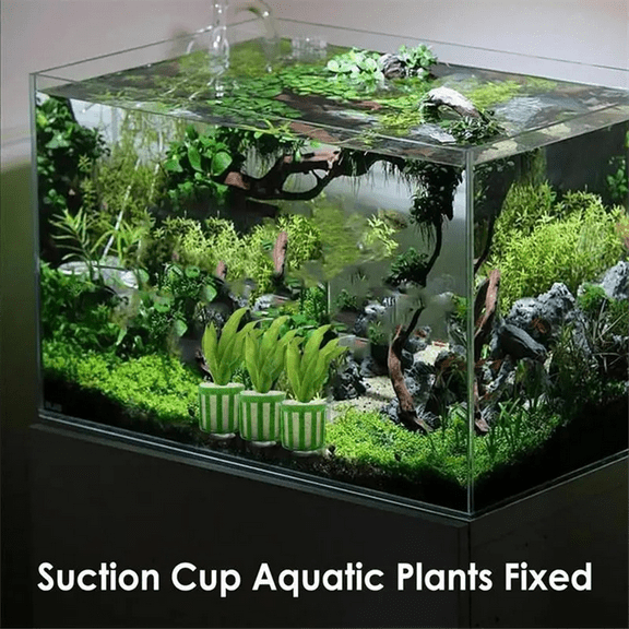 Aquatic Plant Fixed Holder 10pcs Aquarium Plant Fixing Pot Kit Aquarium Accessories Aquarium Landscape Decoration