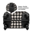 thumbnail image 2 of Rateoe Black and white houndstooth Printed Luggage Cover, Suitcase Protector Fits 18-32 Inch Luggage-Small, 2 of 7