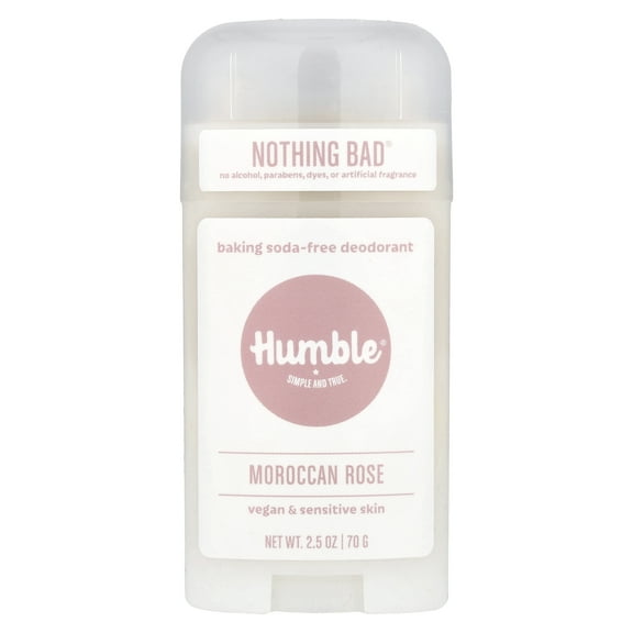 Humble Brands Baking Soda-Free Deodorant, Moroccan Rose , 2.5 oz (70 g)