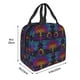thumbnail image 3 of Disketp Indian Mandalas Dragonfly for Insulated Lunch Bag for Women and Men, Perfect for Work, Hiking, Picnic, 3 of 8