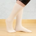 thumbnail image 5 of BambooMN Women's Rayon from Bamboo Mid-Calf Socks - Moisture Wicking and Breathable Classic Crew - White - Size 10-13 Extra-Large - 4 Pairs, 5 of 5