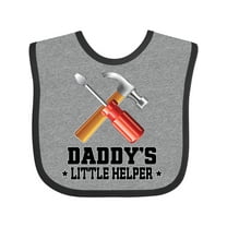 Inktastic Daddy Little Helper Tools Boys Baby Bib