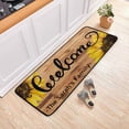 thumbnail image 5 of GZHJMY Custom Kitchen Rug Floor Wooden Sunflower Kitchen Floor Mat Non Slip Absorbent Comfort Standing Mat Customizable Personalized Kitchen Runner Rug for Home Decor 39 x 20 Inches, 5 of 7
