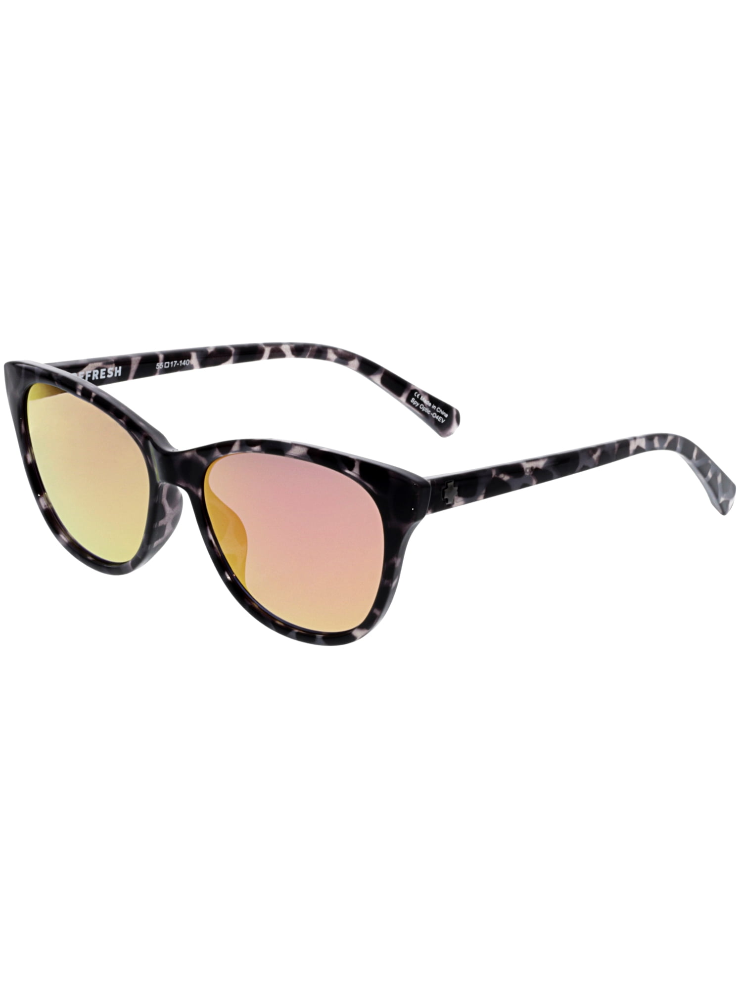 Spy Spy Women's Mirrored Spritzer 673515332810 Black Cat Eye