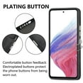 thumbnail image 6 of Nalacover for Samsung Galaxy A53 5G Case, Skin Friendly Slim PU Leather Soft Lining Cover, Lightweight TPU Shockproof Plating Buttons Camera Lens Protection Case for Samsung Galaxy A53 5G,Black, 6 of 11