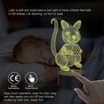 thumbnail image 3 of Squirrel 3D Illusion Lamp Touch Sensor LED Night Light, 3 of 5