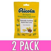 Angle View: Ricola Natural Herb Cough Drops, Original 21 ea