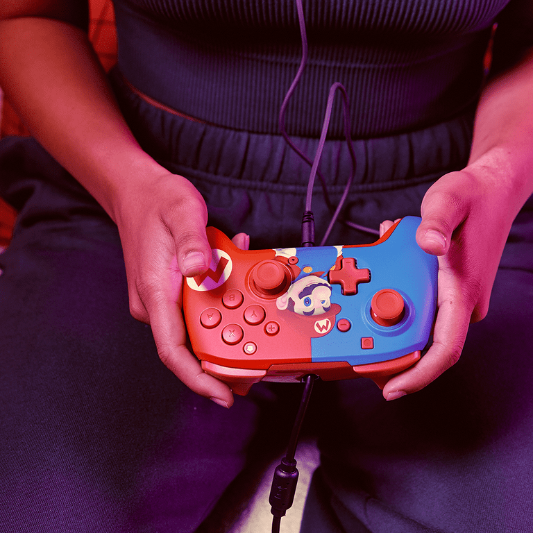 PDP REMATCH Wired Controller: Power Pose Mario for Nintendo