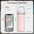 thumbnail image 5 of Santeco Stainless Steel Koya Water Bottle 13 fl oz, Pink, 5 of 6