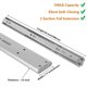 thumbnail image 2 of Lontan 6 pares de guías para cajones de cierre suave de 20 pulgadas para tocador: rodamientos de bolas de metal resistentes y guías para cajones de gabinete de extensión completa, capacidad de 100 lib, 2 of 5