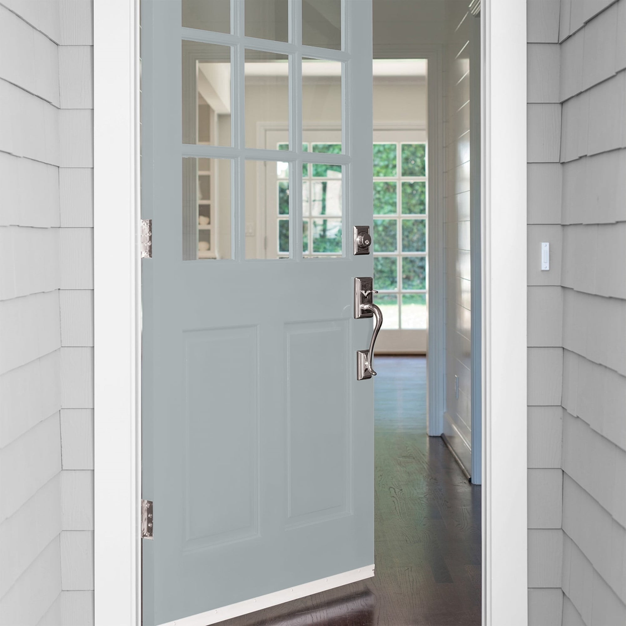 Glidden High Endurance Plus Mirror Mirror Satin Exterior Paint and Primer, 1 Gallon