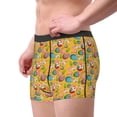 thumbnail image 2 of Salouo Easter Print Men's Boxer Briefs,Breathable Underwear Elastic Waistband Briefs for Men-Large, 2 of 5