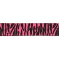 thumbnail image 2 of 3/8" Passion Fruit/Black Zebra Grosgrain Ribbon 50 Yard, 2 of 2