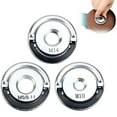 thumbnail image 4 of M10/M14/M5/8-11 Angle Grinder Flange Nut with Quick-Lock Mechanism - Durable Polishing Tool for Grinders and Metal/Non-Metal Surfaces, Durable Angle Grinder Shaft Nuts, 1Pc(Silver,1.7x1.7"), 4 of 7