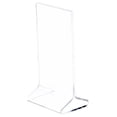 thumbnail image 2 of Clear Acrylic Sign Display / Literature Holder (Top-Load), 3" W x 5" H (12 Pack), 2 of 2