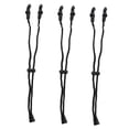 thumbnail image 4 of LIFKOME Adjustable Mask Extend Strap 3PCS Black Braided Rope for Masks 14.6X0.8in, 4 of 8