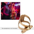 thumbnail image 3 of Single Screw Adjustment Saxophone Ligature Compact Durable Ligature for Soprano Saxophone, 3 of 4
