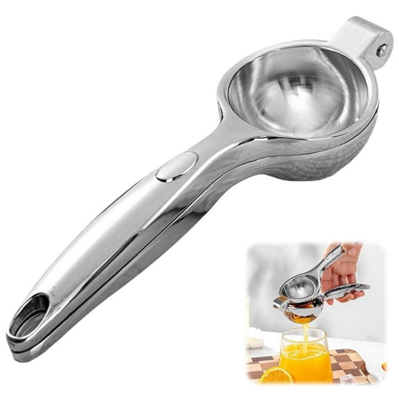 Lemon Squeezer,Lime Squeezer,Citrus Juicer,Large Heavy Duty Handheld Juicer for Lemon, Stainless Steel Hand Press Citrus Juicer,Premium Squeezer for Lemons and Oranges,Heavy Duty Squeezer Bowl