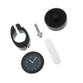 thumbnail image 4 of Reloj de reloj de motocicleta Reloj bien Montaje para el manejo de bicicleta universal Pantalla de de scooter Scooter reloj de scooter negro, 4 of 8