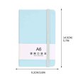 thumbnail image 2 of UttpKLBx Must Haves 2024 A6 Horizontal Notebook Hand Thickened Office Learning Notebook College Gifts for Women (Light Blue), 2 of 8