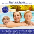 thumbnail image 4 of Inflatable Pool, 100" x 72" x 22" Full-Sized Blow Up Swimming Pool for Outdoor, Backyard, Summer Party - OMSP01, 4 of 7