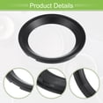 thumbnail image 4 of Unique Bargains 4 Pcs 3' Subwoofer Speaker Rings Cover Spacers Decorative Circle Without Mesh Grille ABS Black, 4 of 8