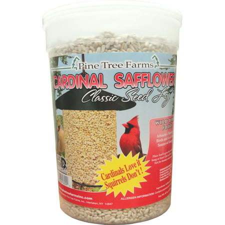 Pine Tree Farms Inc-Cardinal Safflower Classic Seed Log 72 (Best Pine Trees To Plant For Privacy)