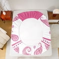 thumbnail image 5 of Castle Fairy Teens Hippie Paisley Bed Sheets,Bohemian Chic Floral King Sheets, 5 of 7