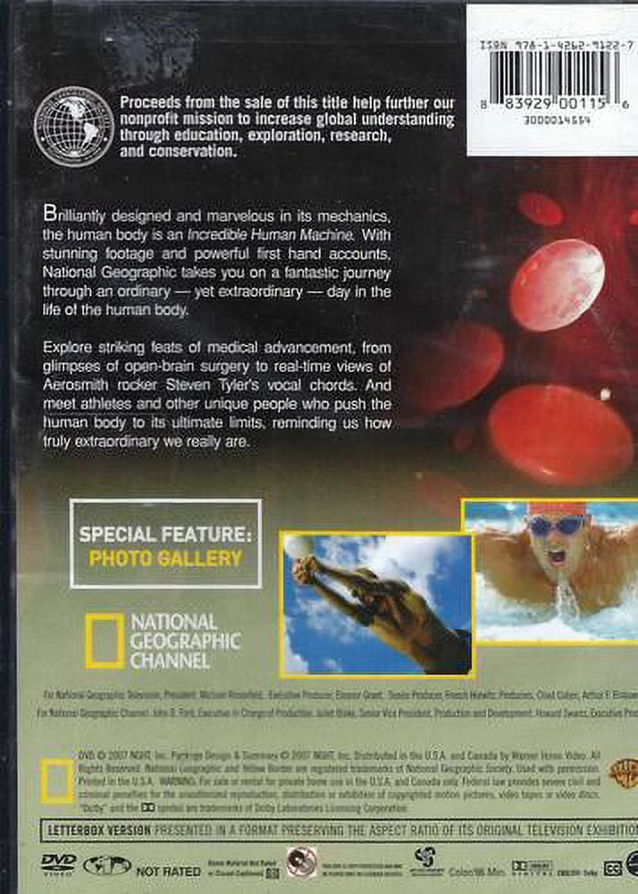 National Geographic - Incredible Human Machine DVD - Walmart.com