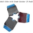 thumbnail image 2 of 3 Pack Washable Adult Bibs with Crumb Catcher Large Size for Elderly Dining Protection, 2 of 4