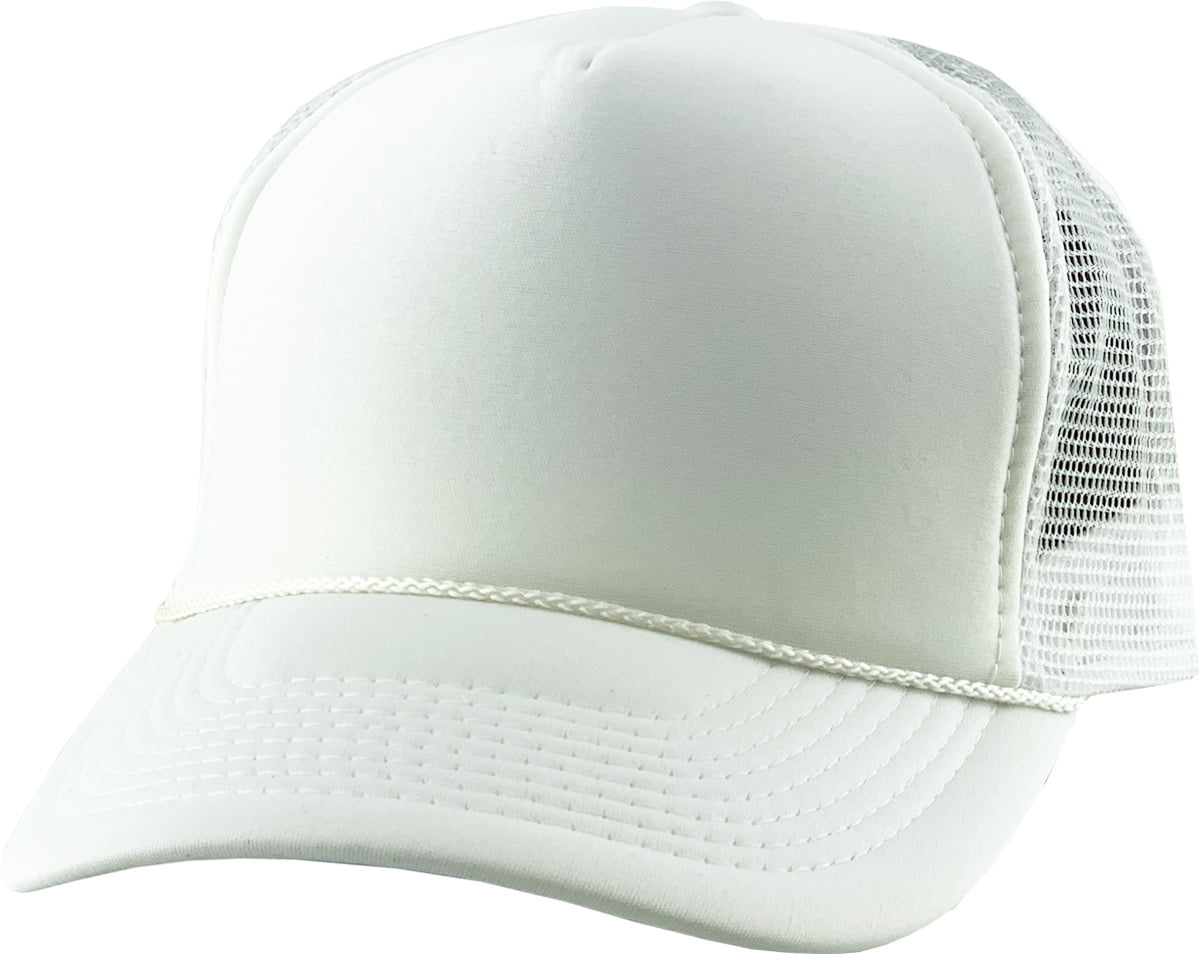 White foam trucker hat Clearance