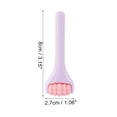 thumbnail image 2 of 1 Pc Rodillo de Ojos Portátil para Mujeres para Salón de Belleza Vacaciones Baño Viaje ABS Silicona Morado, 2 of 3