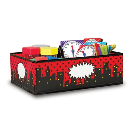 Med Opaque Box - SUPERHERO STORAGE BINS MED 16X11X5