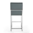 thumbnail image 5 of Element 37.2 in. Graphite and Polished Chrome Stainless Steel Counter Height Bar Stool, 5 of 5
